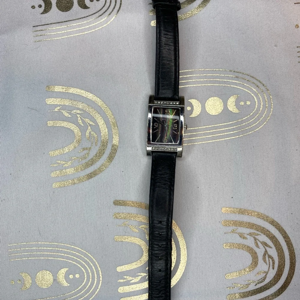 Relic Women's Black and Silver Watch